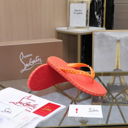Replica Christian Louboutin CL Slippers For Women #1481901 $64.00 USD for Wholesale