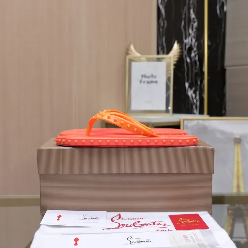 Replica Christian Louboutin CL Slippers For Women #1481901 $64.00 USD for Wholesale