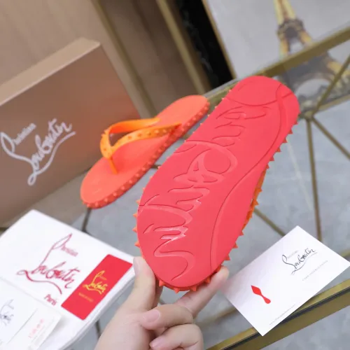 Replica Christian Louboutin CL Slippers For Women #1481901 $64.00 USD for Wholesale