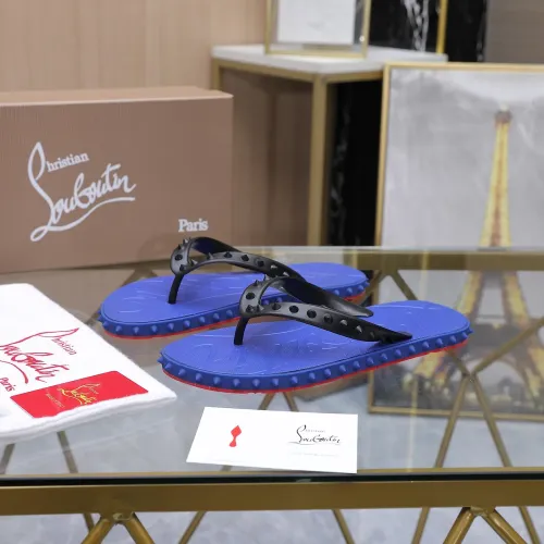 Wholesale Christian Louboutin CL Slippers For Women #1481903 $64.00 USD, Wholesale Quality Replica Christian Louboutin CL Slippers