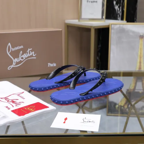 Replica Christian Louboutin CL Slippers For Men #1481904 $64.00 USD for Wholesale