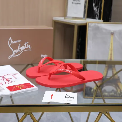 Wholesale Christian Louboutin CL Slippers For Men #1481916 $64.00 USD, Wholesale Quality Replica Christian Louboutin CL Slippers