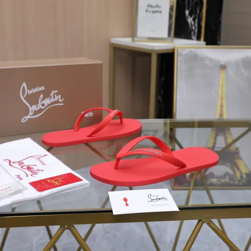 Replica Christian Louboutin CL Slippers For Men #1481916 $64.00 USD for Wholesale