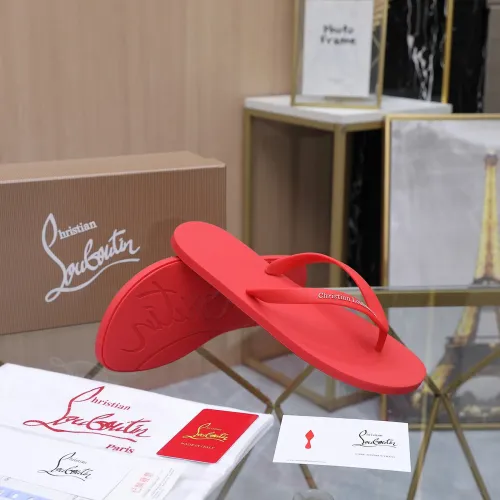 Replica Christian Louboutin CL Slippers For Men #1481916 $64.00 USD for Wholesale
