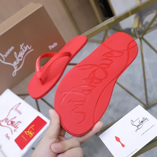 Replica Christian Louboutin CL Slippers For Men #1481916 $64.00 USD for Wholesale