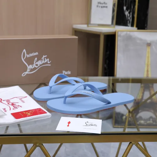 Wholesale Christian Louboutin CL Slippers For Men #1481917 $64.00 USD, Wholesale Quality Replica Christian Louboutin CL Slippers