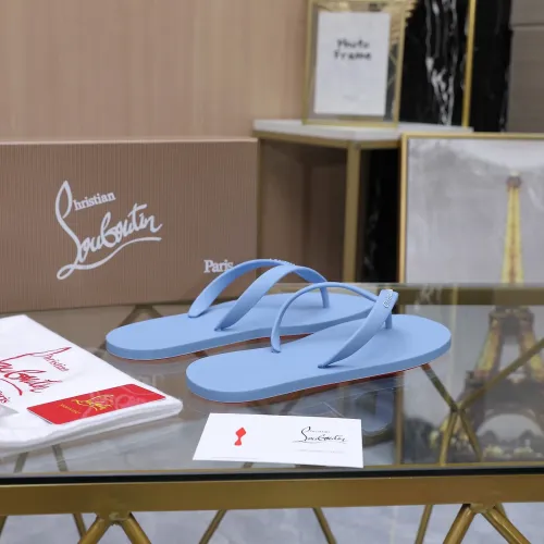 Replica Christian Louboutin CL Slippers For Men #1481917 $64.00 USD for Wholesale