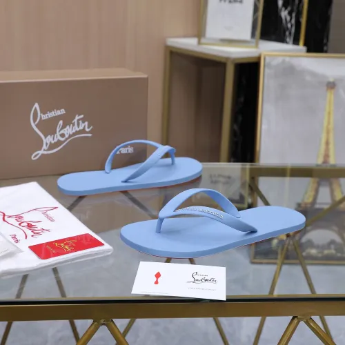 Replica Christian Louboutin CL Slippers For Men #1481917 $64.00 USD for Wholesale