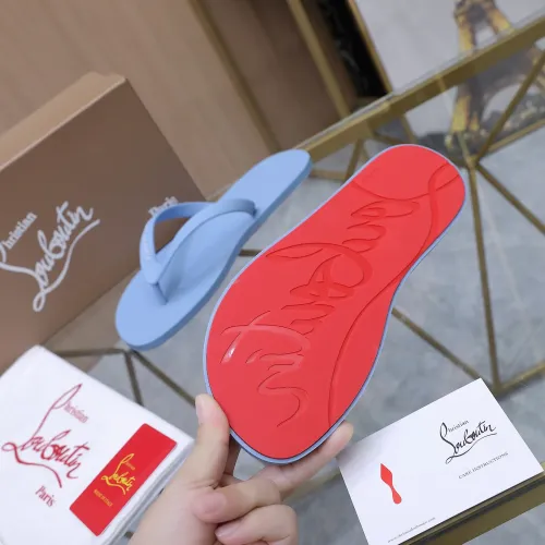 Replica Christian Louboutin CL Slippers For Men #1481917 $64.00 USD for Wholesale