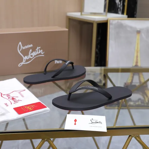Replica Christian Louboutin CL Slippers For Men #1481919 $64.00 USD for Wholesale