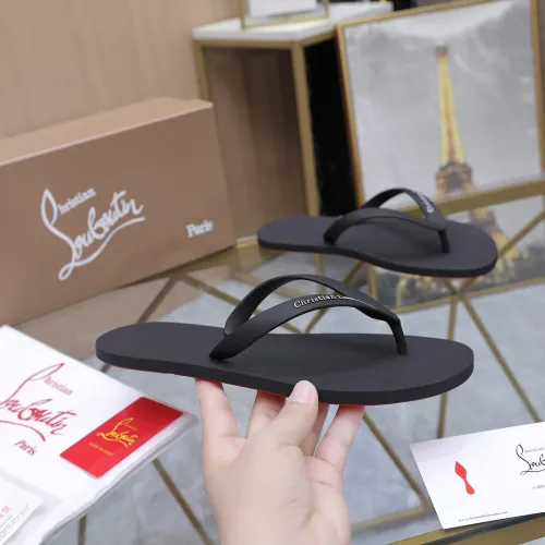 Replica Christian Louboutin CL Slippers For Men #1481919 $64.00 USD for Wholesale