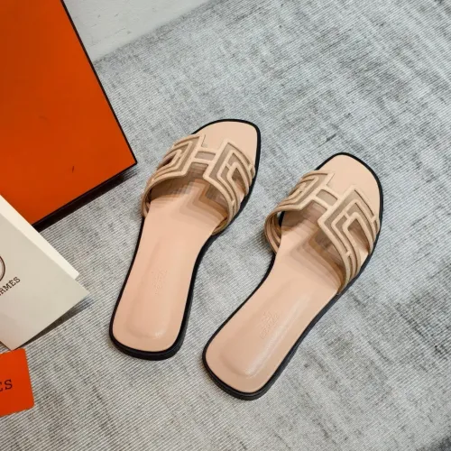 Replica Hermes Slippers For Women #1481937 $98.00 USD for Wholesale