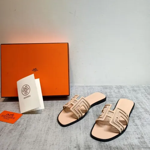 Replica Hermes Slippers For Women #1481937 $98.00 USD for Wholesale