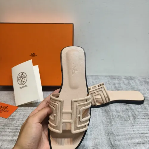 Replica Hermes Slippers For Women #1481937 $98.00 USD for Wholesale