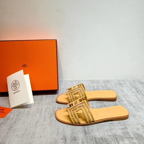 Replica Hermes Slippers For Women #1481939 $98.00 USD for Wholesale
