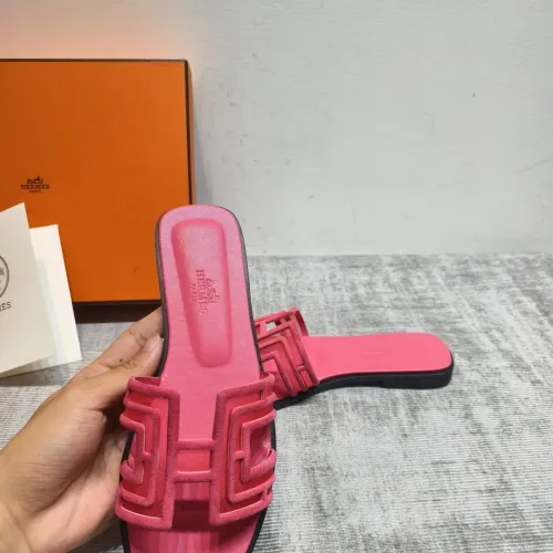 Replica Hermes Slippers For Women #1481940 $98.00 USD for Wholesale