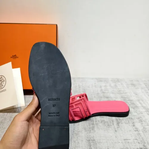 Replica Hermes Slippers For Women #1481940 $98.00 USD for Wholesale