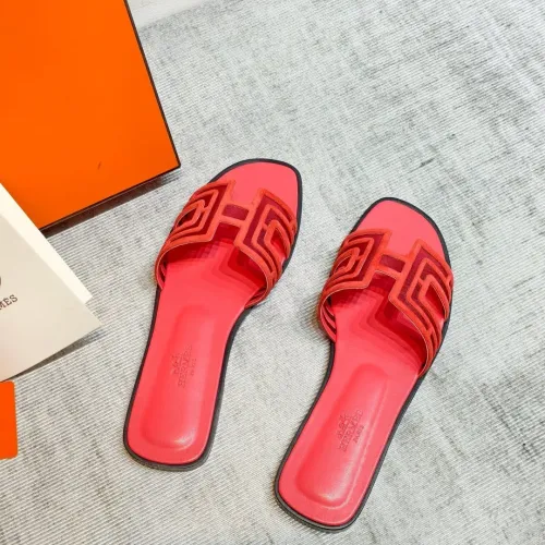 Replica Hermes Slippers For Women #1481941 $98.00 USD for Wholesale