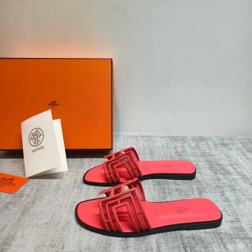 Replica Hermes Slippers For Women #1481941 $98.00 USD for Wholesale