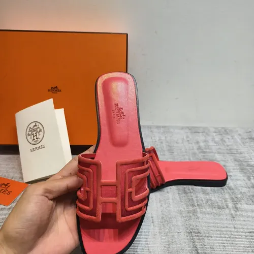 Replica Hermes Slippers For Women #1481941 $98.00 USD for Wholesale