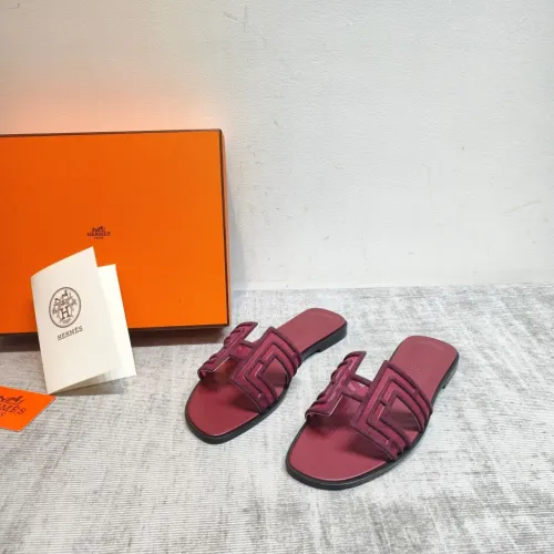 Replica Hermes Slippers For Women #1481943 $98.00 USD for Wholesale