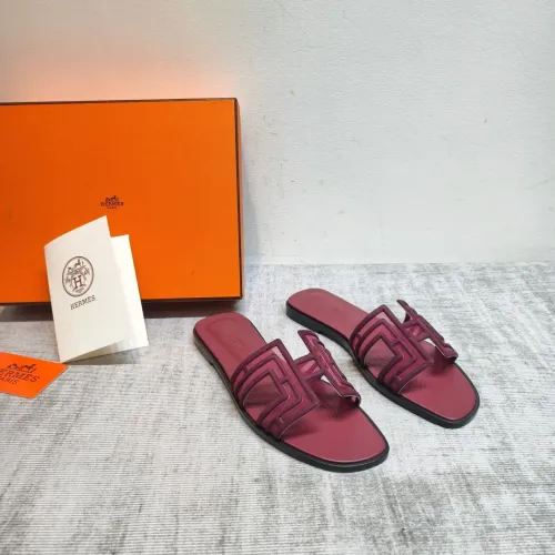 Replica Hermes Slippers For Women #1481943 $98.00 USD for Wholesale