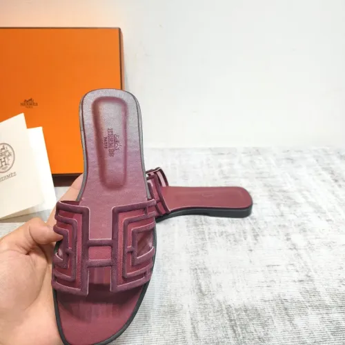 Replica Hermes Slippers For Women #1481943 $98.00 USD for Wholesale
