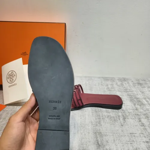 Replica Hermes Slippers For Women #1481943 $98.00 USD for Wholesale