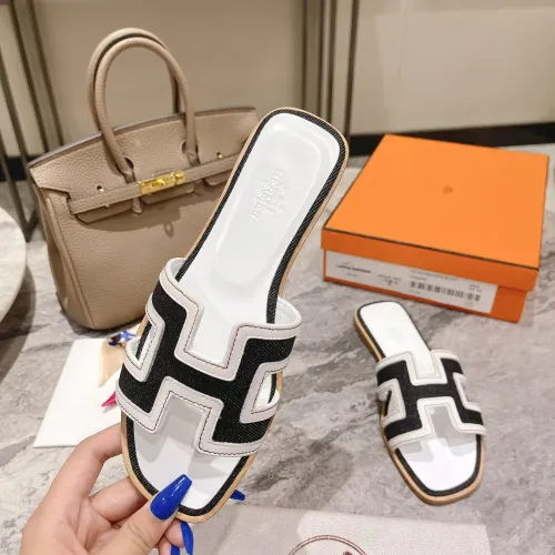 Replica Hermes Slippers For Women #1481945 $96.00 USD for Wholesale