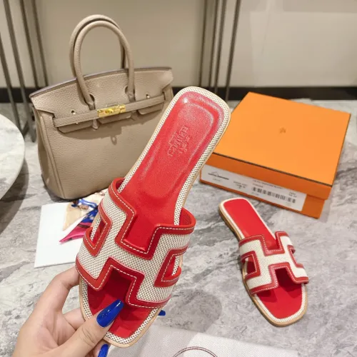 Replica Hermes Slippers For Women #1481950 $96.00 USD for Wholesale