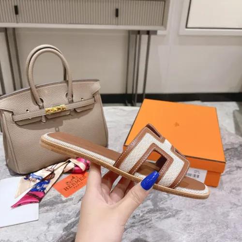 Replica Hermes Slippers For Women #1481951 $96.00 USD for Wholesale