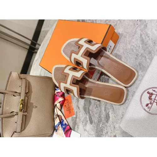 Replica Hermes Slippers For Women #1481951 $96.00 USD for Wholesale