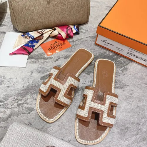 Replica Hermes Slippers For Women #1481951 $96.00 USD for Wholesale