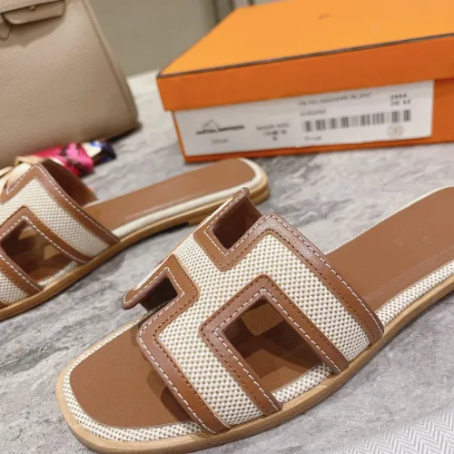 Replica Hermes Slippers For Women #1481951 $96.00 USD for Wholesale