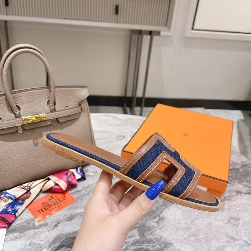 Replica Hermes Slippers For Women #1481952 $96.00 USD for Wholesale
