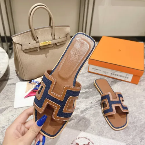 Replica Hermes Slippers For Women #1481952 $96.00 USD for Wholesale