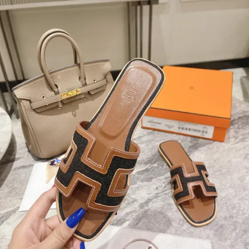Replica Hermes Slippers For Women #1481953 $96.00 USD for Wholesale