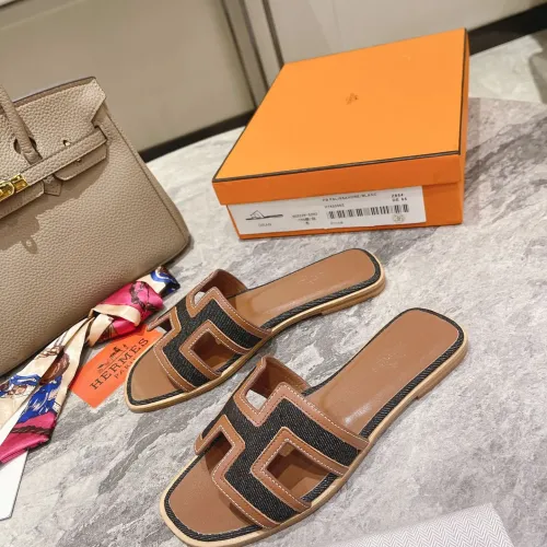 Replica Hermes Slippers For Women #1481953 $96.00 USD for Wholesale