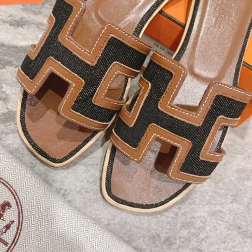 Replica Hermes Slippers For Women #1481953 $96.00 USD for Wholesale