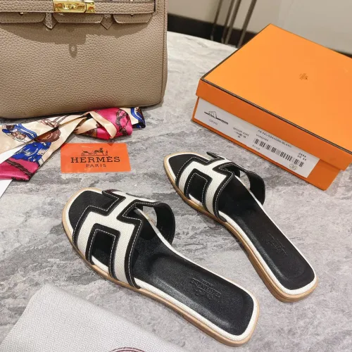 Replica Hermes Slippers For Women #1481954 $96.00 USD for Wholesale