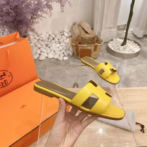 Replica Hermes Slippers For Women #1481961 $76.00 USD for Wholesale