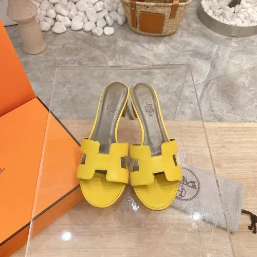 Replica Hermes Slippers For Women #1481962 $76.00 USD for Wholesale