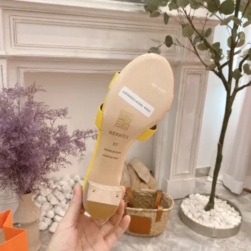 Replica Hermes Slippers For Women #1481962 $76.00 USD for Wholesale