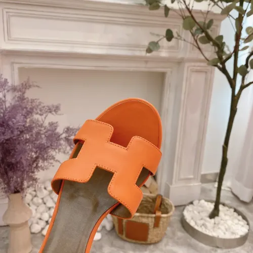 Replica Hermes Slippers For Women #1481964 $76.00 USD for Wholesale