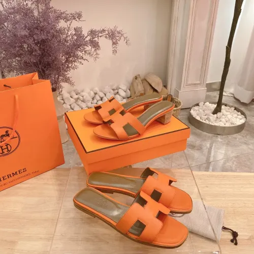 Replica Hermes Slippers For Women #1481964 $76.00 USD for Wholesale