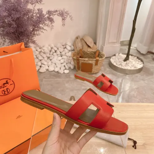 Replica Hermes Slippers For Women #1481967 $76.00 USD for Wholesale