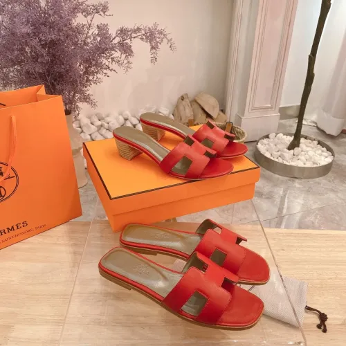 Replica Hermes Slippers For Women #1481967 $76.00 USD for Wholesale