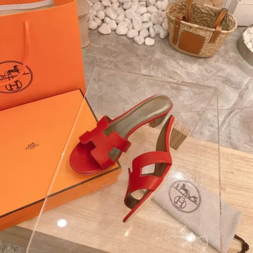 Replica Hermes Slippers For Women #1481968 $76.00 USD for Wholesale