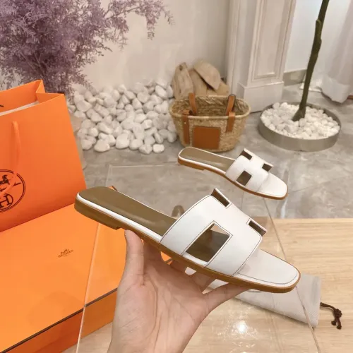 Replica Hermes Slippers For Women #1481969 $76.00 USD for Wholesale