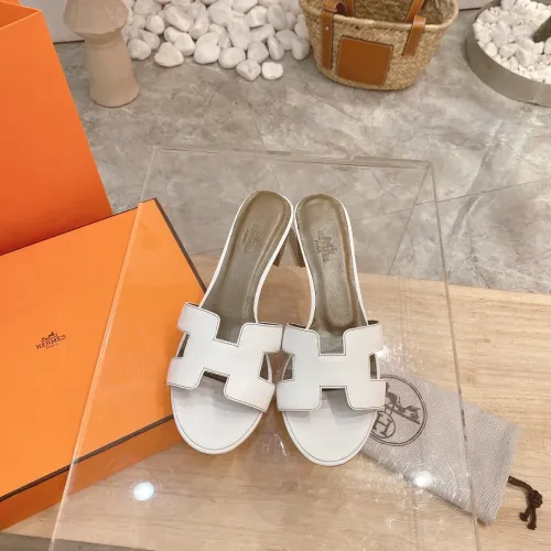 Replica Hermes Slippers For Women #1481970 $76.00 USD for Wholesale